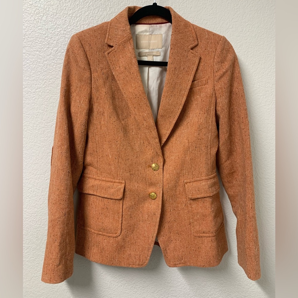 Women's Orange Blazer